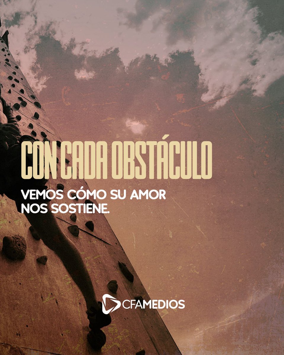 CFAMedios's tweet photo. "En cada paso del camino, nuestra fe en Dios convierte los desafíos en escalones hacia el crecimiento. 🌱 Frente a cada obstáculo, sentimos el abrazo firme de Su amor, sosteniéndonos y guiándonos hacia adelante. 💖 

#FeEnElCamino #CrecimientoEspiritual https://t.co/28h0o7dJJv