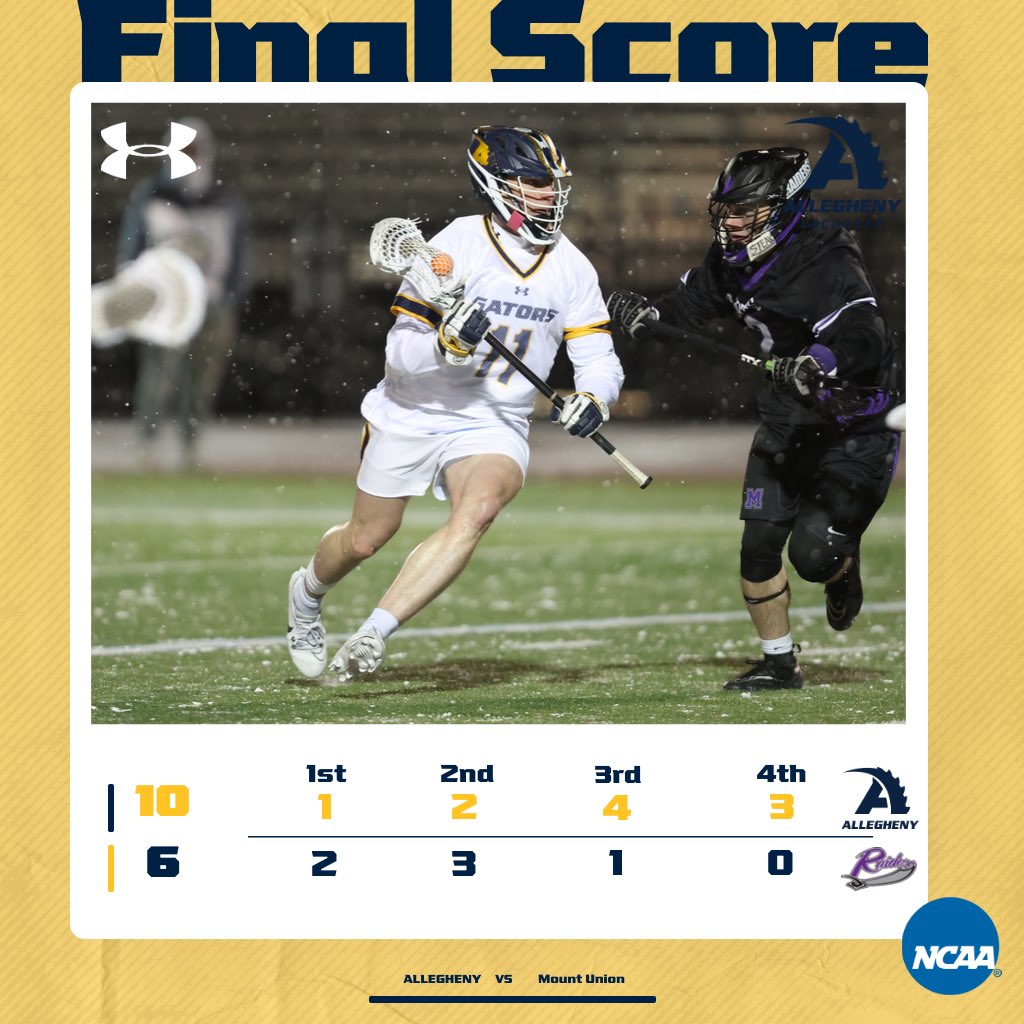 Allegheny College Men's Lacrosse tweet media