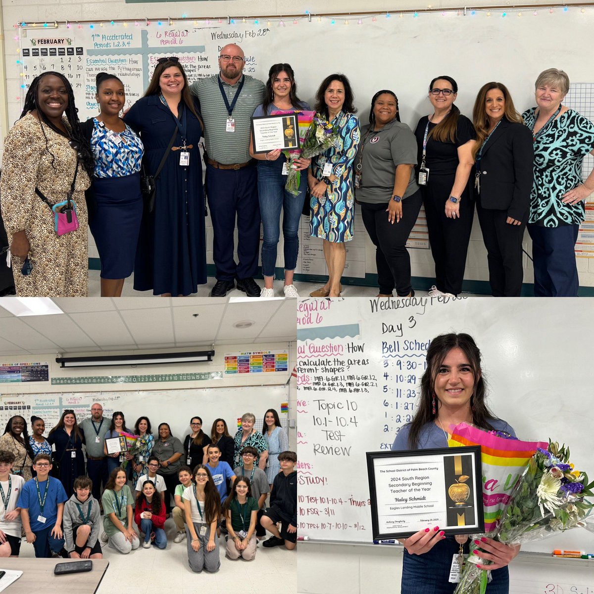Kristi (@kmandrav) on Twitter photo Congratulations Haley Schmidt, South Region Beginning Teacher of the Year & District Finalist! We are so proud of you here at the Nest! Eagles are soaring! <a href="/DRizzattiPBCSD/">Dominick Rizzatti</a> <a href="/DamianiSDPBC/">Susan Damiani</a> <a href="/AP_Turner25/">Mackenzie McCune</a> <a href="/sdpbcESP/">SDPBC Educator Support Program</a> <a href="/HonsingerMath/">Susan Honsinger</a> <a href="/irosken_/">Ilyssa Rosken</a> <a href="/haleyy_schmidtt/">haley</a> <a href="/SDPBCProfDev/">SDPBC Professional Development</a> <a href="/RachelCapitano/">Rachel Capitano</a> Congratulations Haley Schmidt, South Region Beginning Teacher of the Year & District Finalist! We are so proud of you here at the Nest! Eagles are soaring! <a href="/DRizzattiPBCSD/">Dominick Rizzatti</a> <a href="/DamianiSDPBC/">Susan Damiani</a> <a href="/AP_Turner25/">Mackenzie McCune</a> <a href="/sdpbcESP/">SDPBC Educator Support Program</a> <a href="/HonsingerMath/">Susan Honsinger</a> <a href="/irosken_/">Ilyssa Rosken</a> <a href="/haleyy_schmidtt/">haley</a> <a href="/SDPBCProfDev/">SDPBC Professional Development</a> <a href="/RachelCapitano/">Rachel Capitano</a>