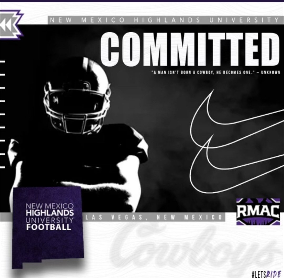 Larry Meador (@slingshot_larry) on Twitter photo After a great conversation and visit with @NMHUcoachrhud I am excited to announce my commitment to <a href="/NMHUFootball/">NMHU Football</a>. I am honored and blessed for this great opportunity!!! So excited for the Future!
<a href="/jen_meador/">Jen Meador</a>
<a href="/GHSCoachBrown/">Steve Brown ๐๐ดโโ ๏ธ๐ช๐ผ</a>
<a href="/PrepRedzoneNM/">Prep Redzone New Mexico</a> <a href="/NMHU_Athletics/">NMHU Athletics</a> After a great conversation and visit with @NMHUcoachrhud I am excited to announce my commitment to <a href="/NMHUFootball/">NMHU Football</a>. I am honored and blessed for this great opportunity!!! So excited for the Future!
<a href="/jen_meador/">Jen Meador</a>
<a href="/GHSCoachBrown/">Steve Brown ๐๐ดโโ ๏ธ๐ช๐ผ</a>
<a href="/PrepRedzoneNM/">Prep Redzone New Mexico</a> <a href="/NMHU_Athletics/">NMHU Athletics</a>