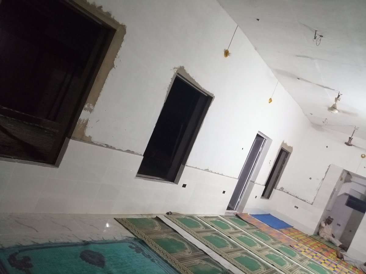 Bringing to you update on our masjid project. Alhamdulillah!!! In Shaa Allaah, fasting is gon be lit. We're only left with purchase of new carpets now.