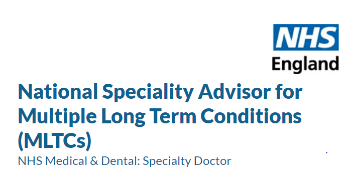 To realise the potential of the Long Term Plan @NHSEngland needs strong specialist clinical leadership and #frailty advice. Please consider applying for this job vacancy 'National Speciality Advisor for Multiple Long Term Conditions' in London or Leeds. healthjobsuk.com/job/Leeds_Lond…