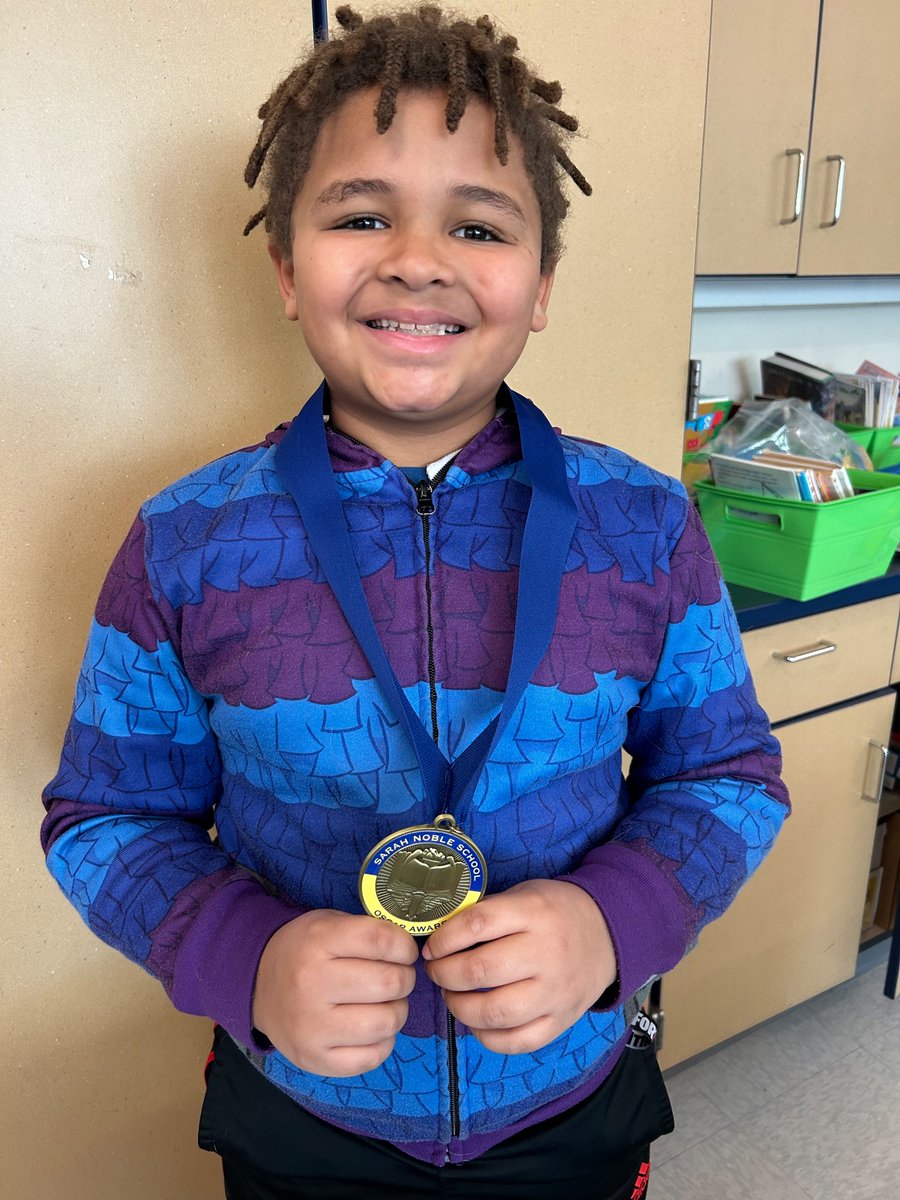 Great job to our Oscar of the month! This student demonstrates great character day in and day out. Way to go!