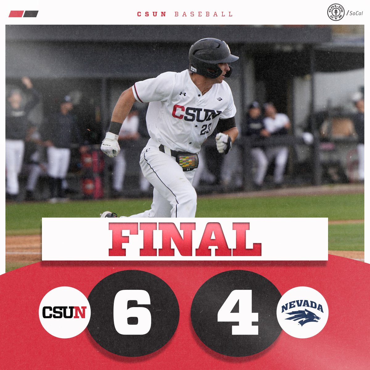 CSUN Matadors (@gomatadors) on Twitter photo JAKE SIMONS WALK-OFF THREE-RUN HOME RUN! 🤯
He has 6 homers in the first 9 games of the season for <a href="/CSUNBaseball/">CSUN Baseball</a>. 
#GoMatadors JAKE SIMONS WALK-OFF THREE-RUN HOME RUN! 🤯
He has 6 homers in the first 9 games of the season for <a href="/CSUNBaseball/">CSUN Baseball</a>. 
#GoMatadors