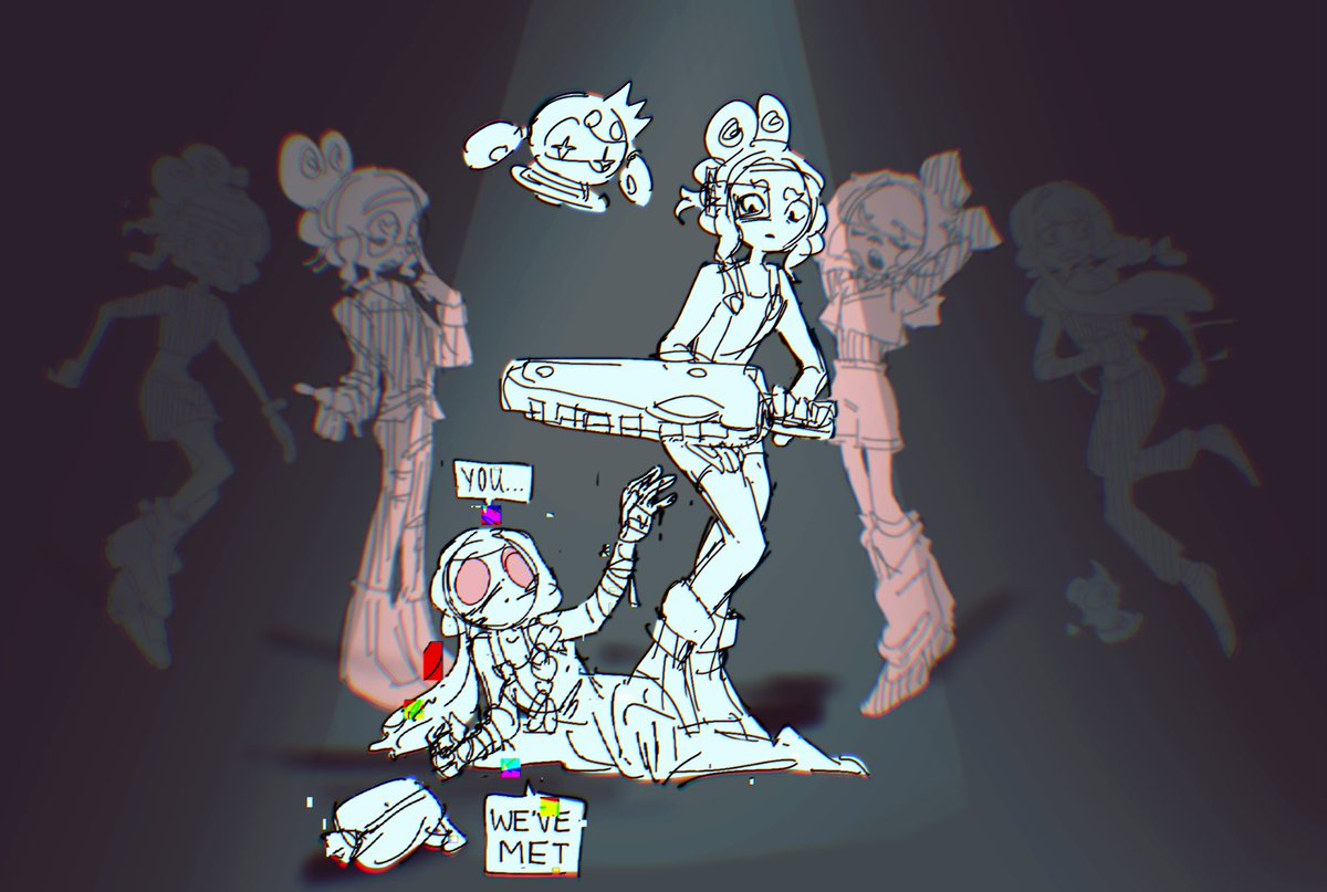 titty_pizza's tweet photo. #sideorder #sideorderspoilers
my friends and iโs main ocโs are agent 4, agent 8, and neo agent 3 so weโve been working out some fun lore stuff ๐ซถ https://t.co/xXOSkwFBHU