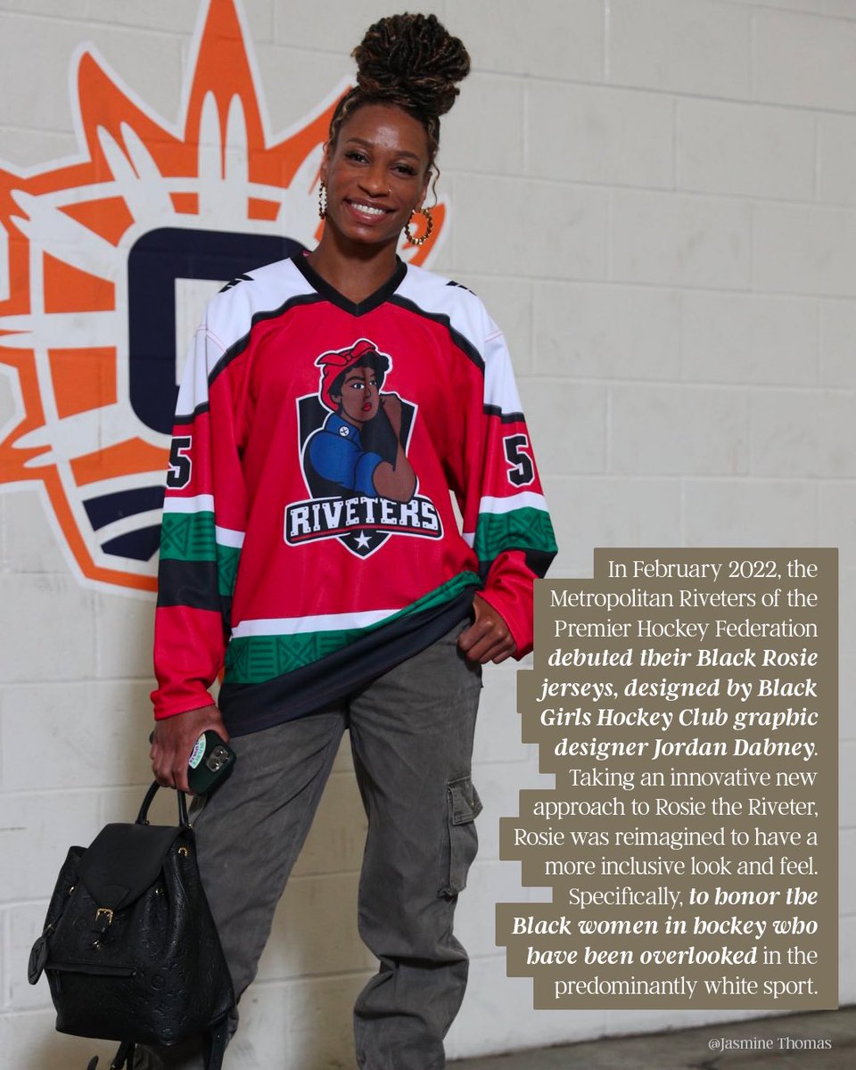 Black Rosies reminding us the power of women, especially on ice🏒💪