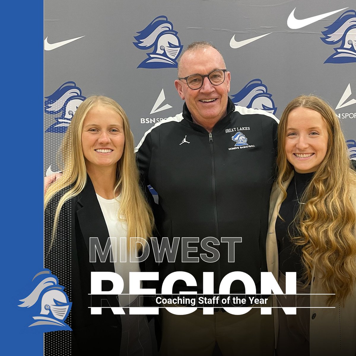 Great Lakes Christian College WBB coaching staff named Midwest Regional Coaching Staff of the Year!!
First time in WBB History !!