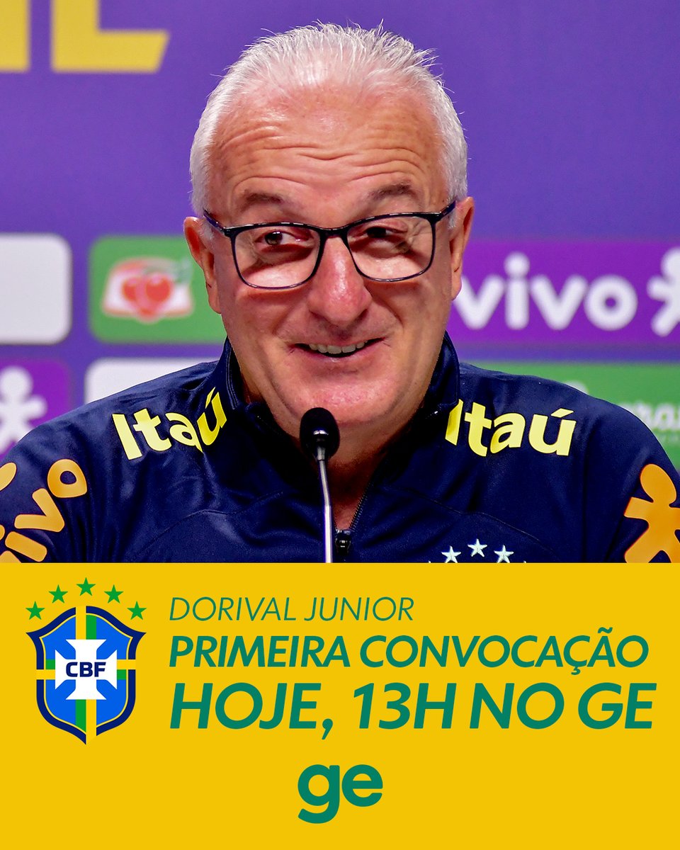 É hoje! Dorival Junior convoca pela primeira vez a seleção ...