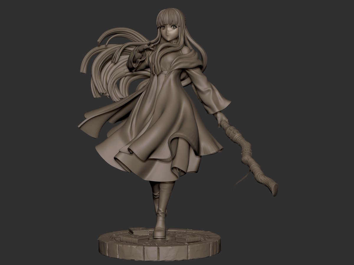 Fern - Frieren Beyond Journey's End
W.I.P
#FrierenBeyondJourneysEnd #frieren #Fern #animegirl #AnimeArt #sculpture #zbrush #characterart #fanart #anime #manga