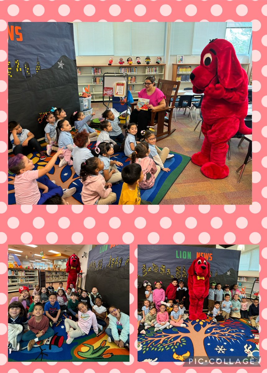Olga Elbancol (@olga_reads) on Twitter photo ๐ฆโค๏ธ๐Thatโs a wrap! PreK and Kinder enjoyed meeting Clifford and reading about his cool adventures. Thank you <a href="/EdhsLibrarians/">EDHS Librarians</a> ๐ซถ๐ซถ๐ซถ for your support <a href="/EDAztecs_HS/">Venessa Betancourt</a> <a href="/CJ_Lions_CJES/">Chester E Jordan</a> #SISD_Reads ๐ฆโค๏ธ๐Thatโs a wrap! PreK and Kinder enjoyed meeting Clifford and reading about his cool adventures. Thank you <a href="/EdhsLibrarians/">EDHS Librarians</a> ๐ซถ๐ซถ๐ซถ for your support <a href="/EDAztecs_HS/">Venessa Betancourt</a> <a href="/CJ_Lions_CJES/">Chester E Jordan</a> #SISD_Reads