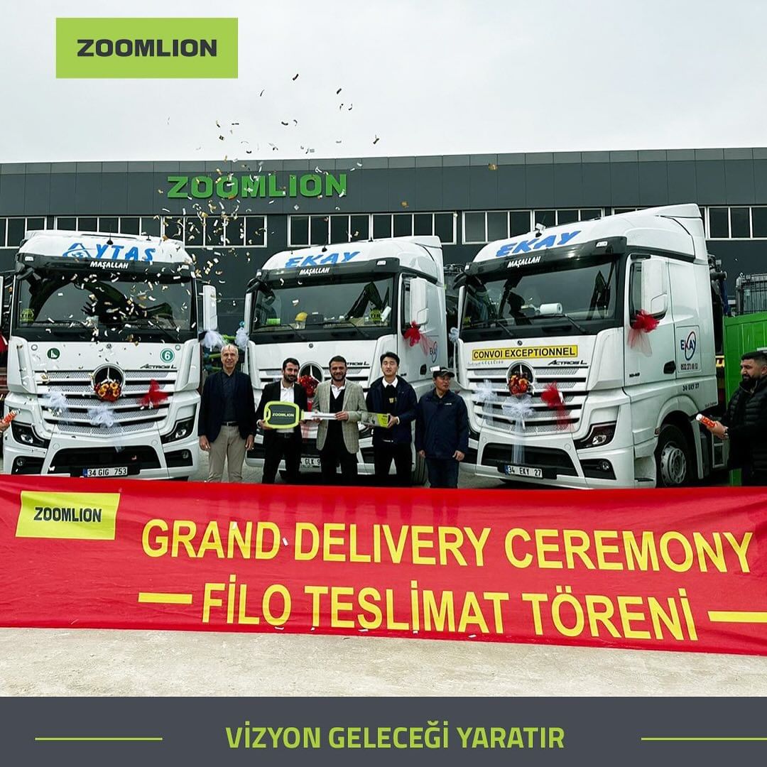 zoomlionEM's tweet photo. 10 ZE135G excavators were delivered to our Ankara customer.
Thank you customer for choosing zoomlion.π#zoomlion #ze135g #visioncreatesfuture #excavator #technology #construction #ankara https://t.co/ppWAEsfu5a