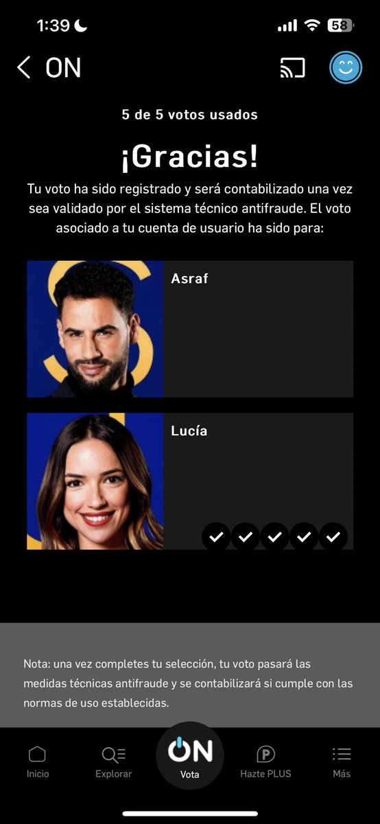 Espejitodepatri's tweet photo. He podido 👏🏽👏🏽👏🏽 #GHDúoGranFinal https://t.co/0g4QFmIBMi