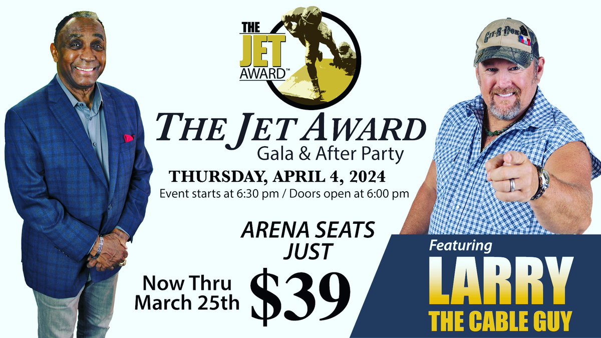 Thanks to the guys @NBNRPodcast for having on @heisman38 to talk about the @TheJet_Award gala and After Party. April 4th @BaxterArena with @GitRDoneLarry after the program.