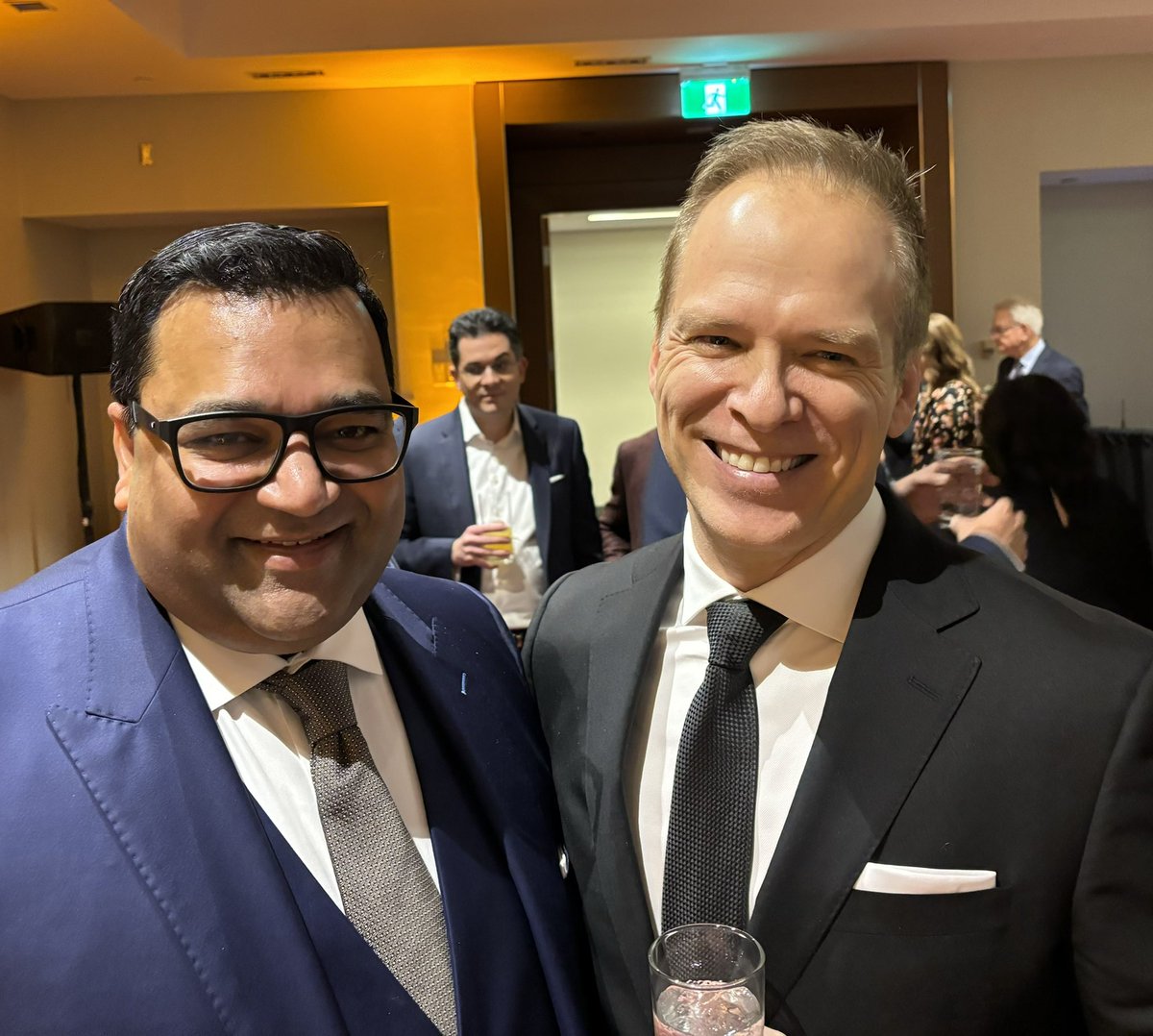 good times seeing many friends to celebrate @TorontoRBOT annual dinner #DareToLead