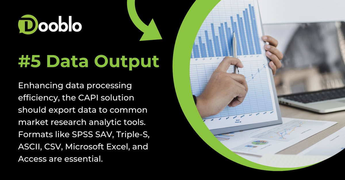 When selecting a CAPI provider for optimal data collection results, #SurveyToGo by Dooblo guarantees a 50% boost in data quality and a 20% increase in fieldwork productivity. Learn more: dooblo.net/12-key-conside… #marketresearch #dataquality #capi #research