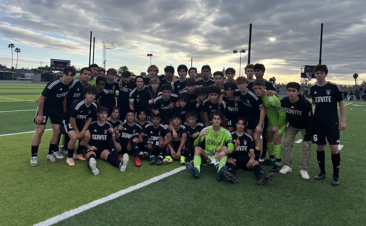 ServiteSoccer's tweet photo. CIF Regional Semifinal 

Servite 1, Torrey Pines 0 
Goal - Mattias Kremer 
Assist - Korey Villanueva 
Saves - Talin Morgan 2 

The Friars will play for the CIF D2 Regional Championship Saturday. 

#weareservite #servitesoccer 

@ocvarsity @SteveFryer @latsondheimer @PrepSoccer https://t.co/ZeNO3Li4Fp