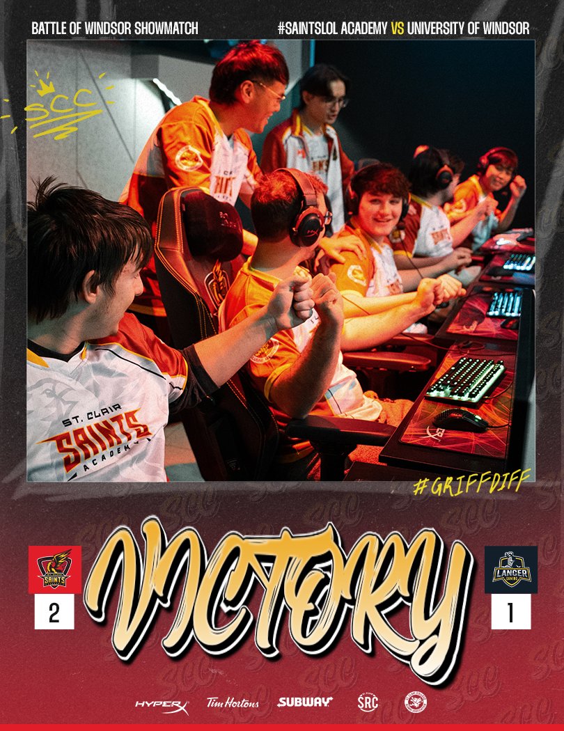 #SaintsLoL Academy take the Victory in the Battle of Windsor 👑

Thank you everyone for coming out to our showmatch!