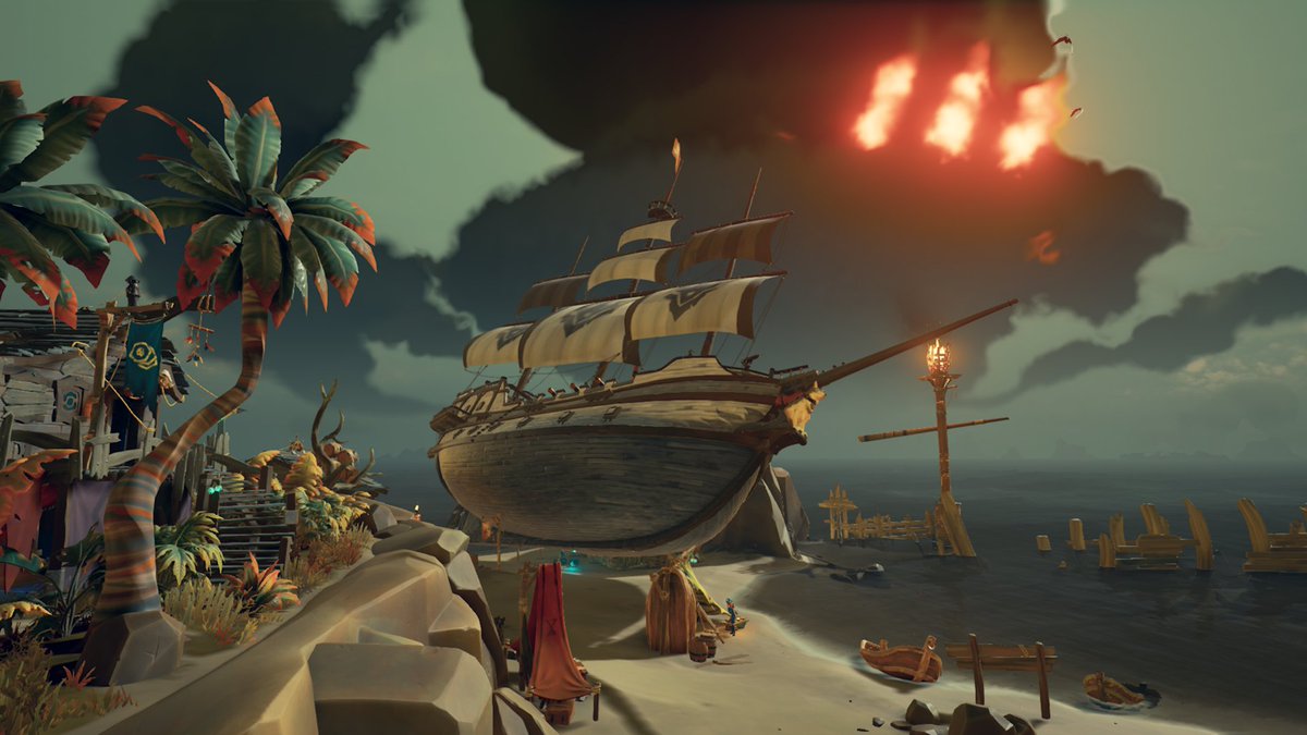 Iphix_off's tweet photo. We never need to put the rowboat in the water, is good on the outpost Dagger Tooth.
But, its the good rowboat ?
Thème: radical rowboat 
@SeaOfThieves #SoTShot https://t.co/LI3ta0rbj7