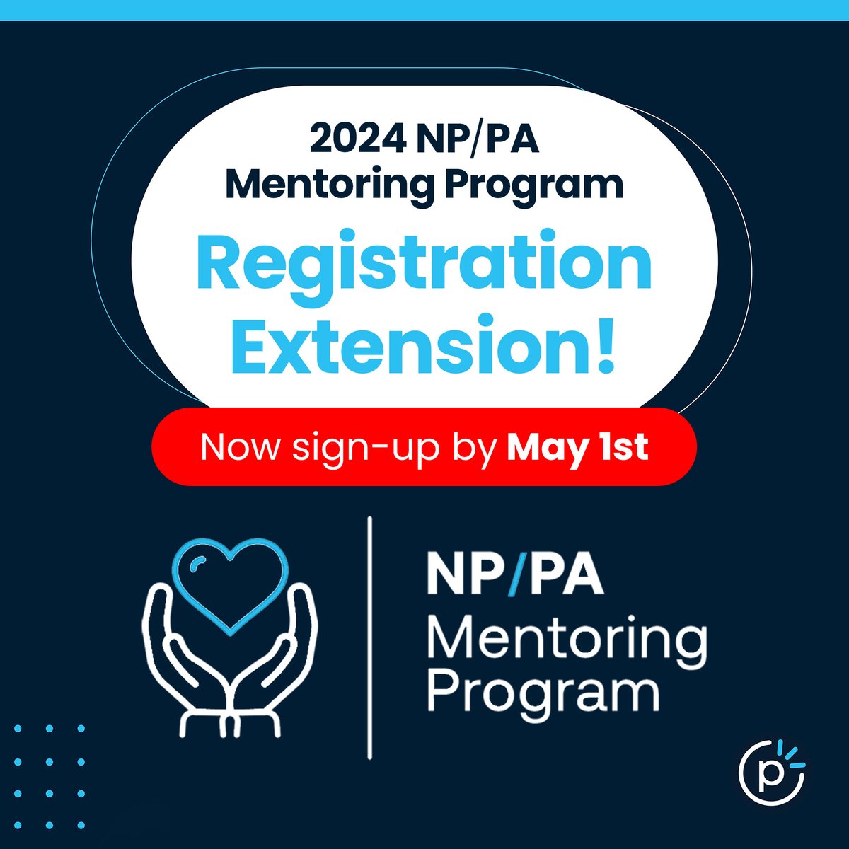 We've extended the #MentorshipProgram registration to May 1! A golden chance for #NursePractitioners and #PhysicianAssociates to boost their careers with expert mentorship and support. Don't wait, secure your spot now: tinyurl.com/3dkv2xyj #CareerDevelopment #SignUpExtended