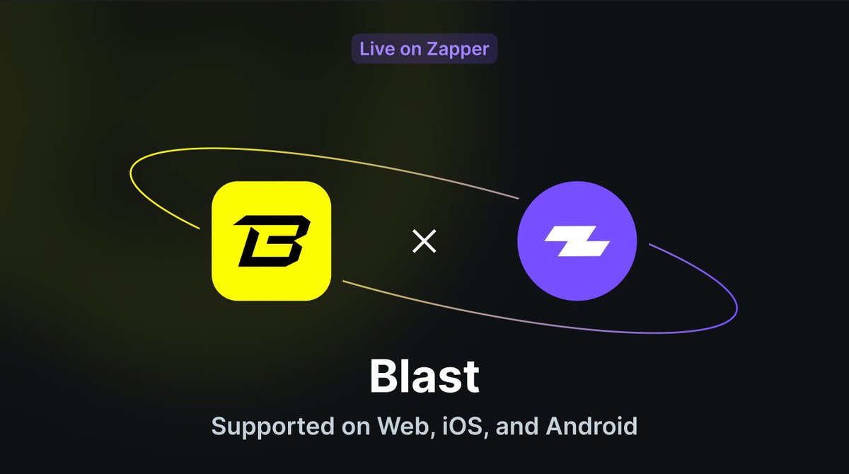 zapper_fi's tweet photo. It's time to blast off! 🚀 

We're happy to announce that we now support @Blast_L2 on Zapper!

Track all your balances, see your recent transactions and much more ⚡️

Expect us to add many more Blast integrations in the following days! https://t.co/iu3zuYXjZQ