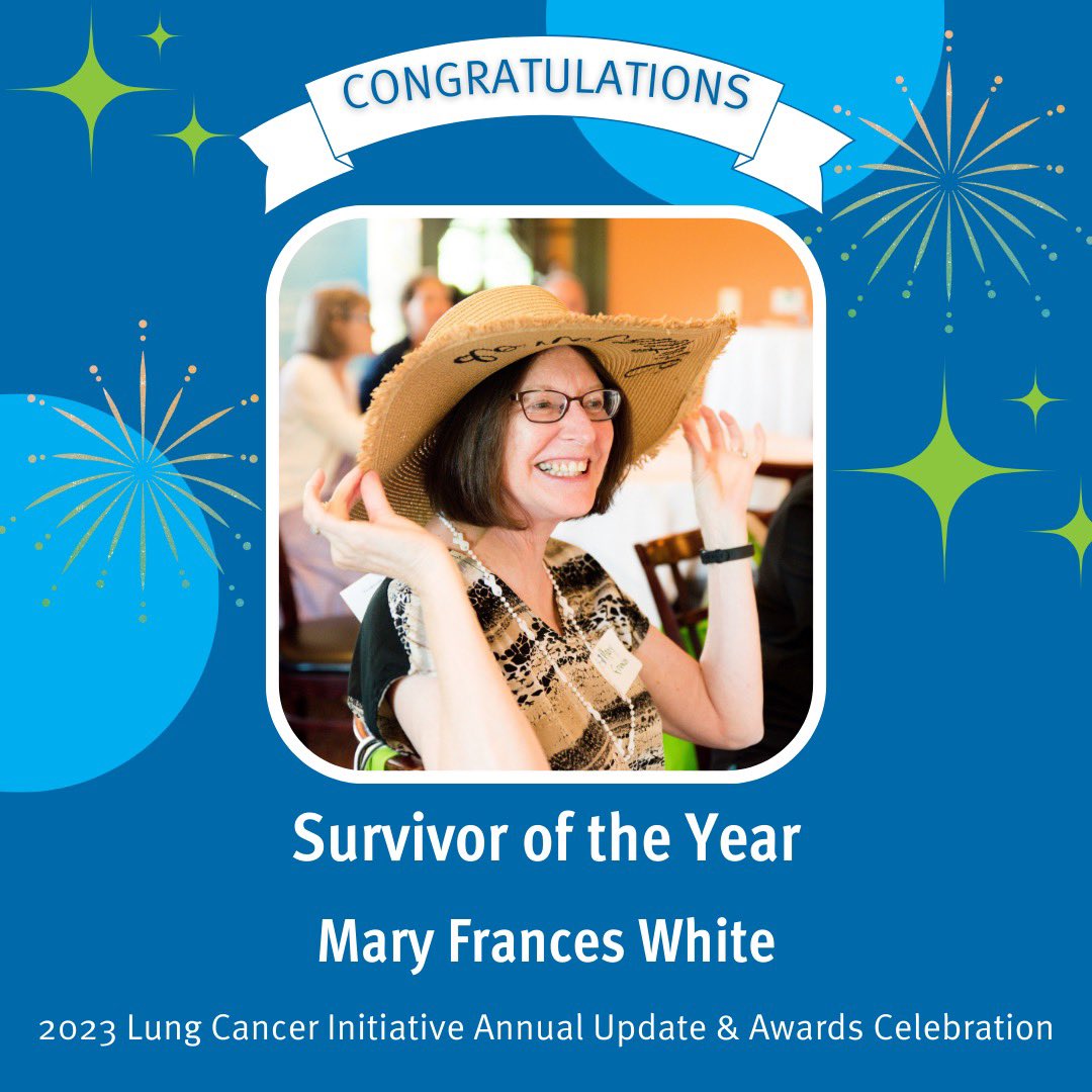 Congratulations Mary Frances!