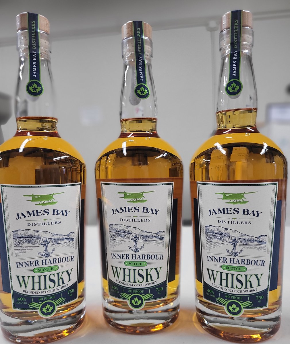 Where's your #InnerHarbour? Our Inner Harbour #Scotch #whisky is blended/bottled by us at #PaineField under permit from the King of England, & scores equal to 18-year Johnnie, Balvenie & more! At the distillery and online (WA, DC): jamesbay.distilleryspirits.com #Mukilteo #EverettWA