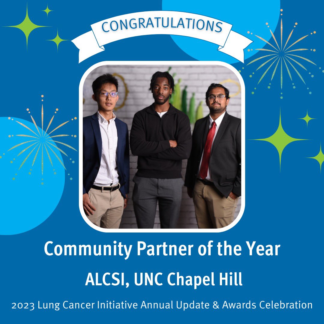 Congratulations ALCSI UNC Chapel Hill!
