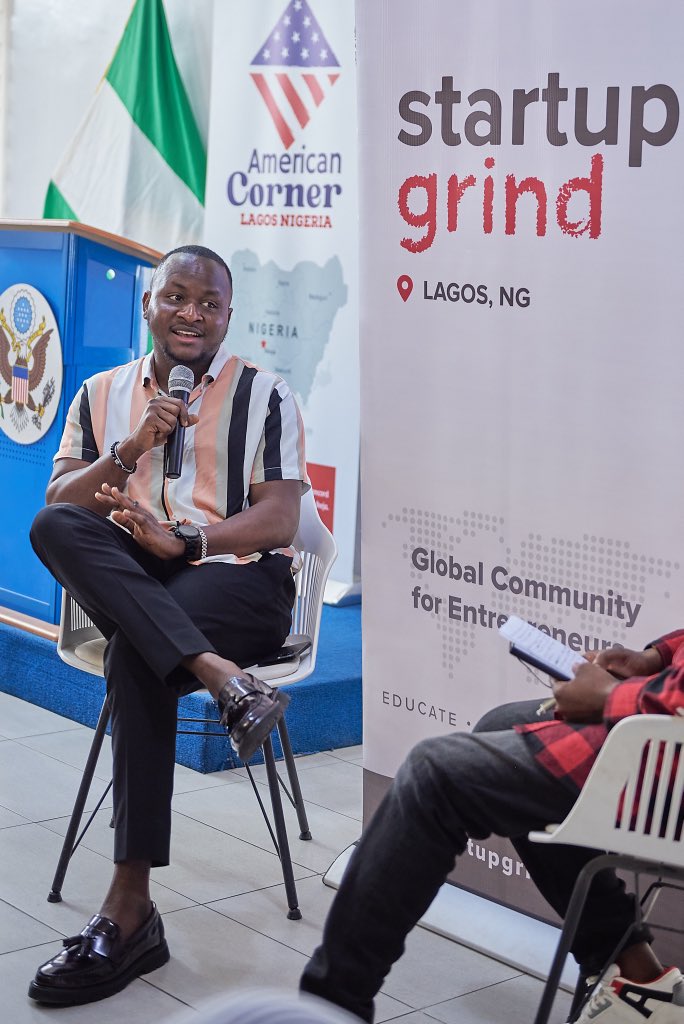 whichayo's tweet photo. I had a great time speaking at the @StartupGrind, Lagos Chapter last week. It was an honor to share our story at @themainstack with the community. 

Thank you so much, @StartupGrindLAG for the invite. https://t.co/DwxTwFbJOB