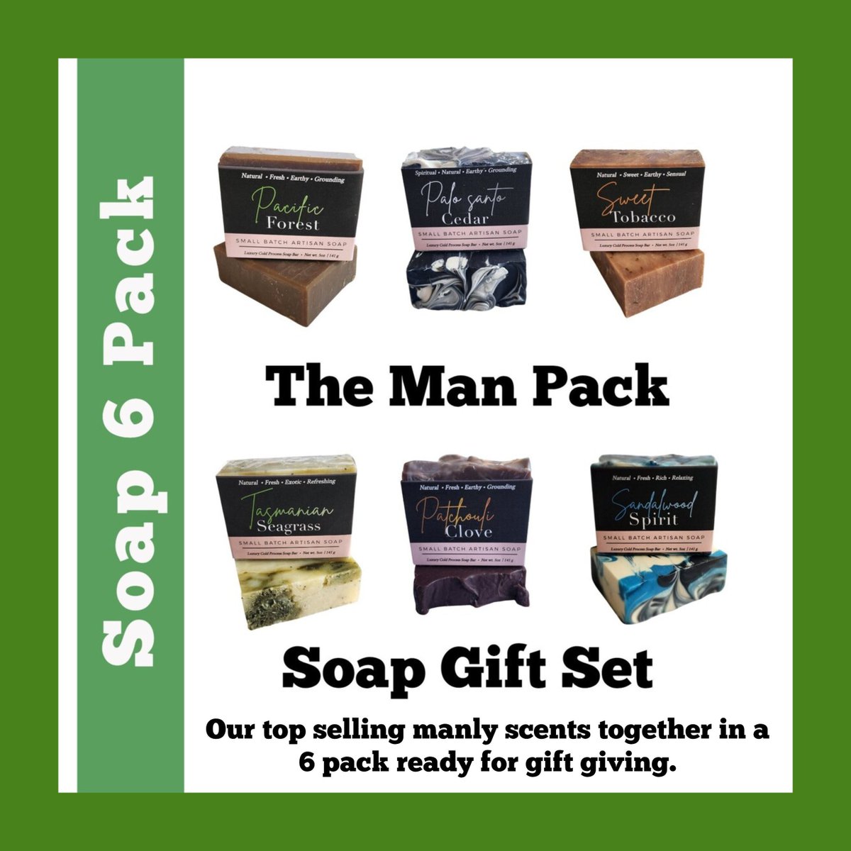 deshawnmarie's tweet photo. Soap Gift For Men Soap 6 Pack Set Christmas Gifts Vegan Soap Sampler Handmade Soap Natural Soap Cold Process Organic Soap Valentine's Gift https://t.co/yuISZYhre8 #selfcare #handmadesoap #shopsmall #vegan #Etsy #Soapgift #gifts #DeShawnMarie #SoapSampler https://t.co/Qz2eW2v3V8