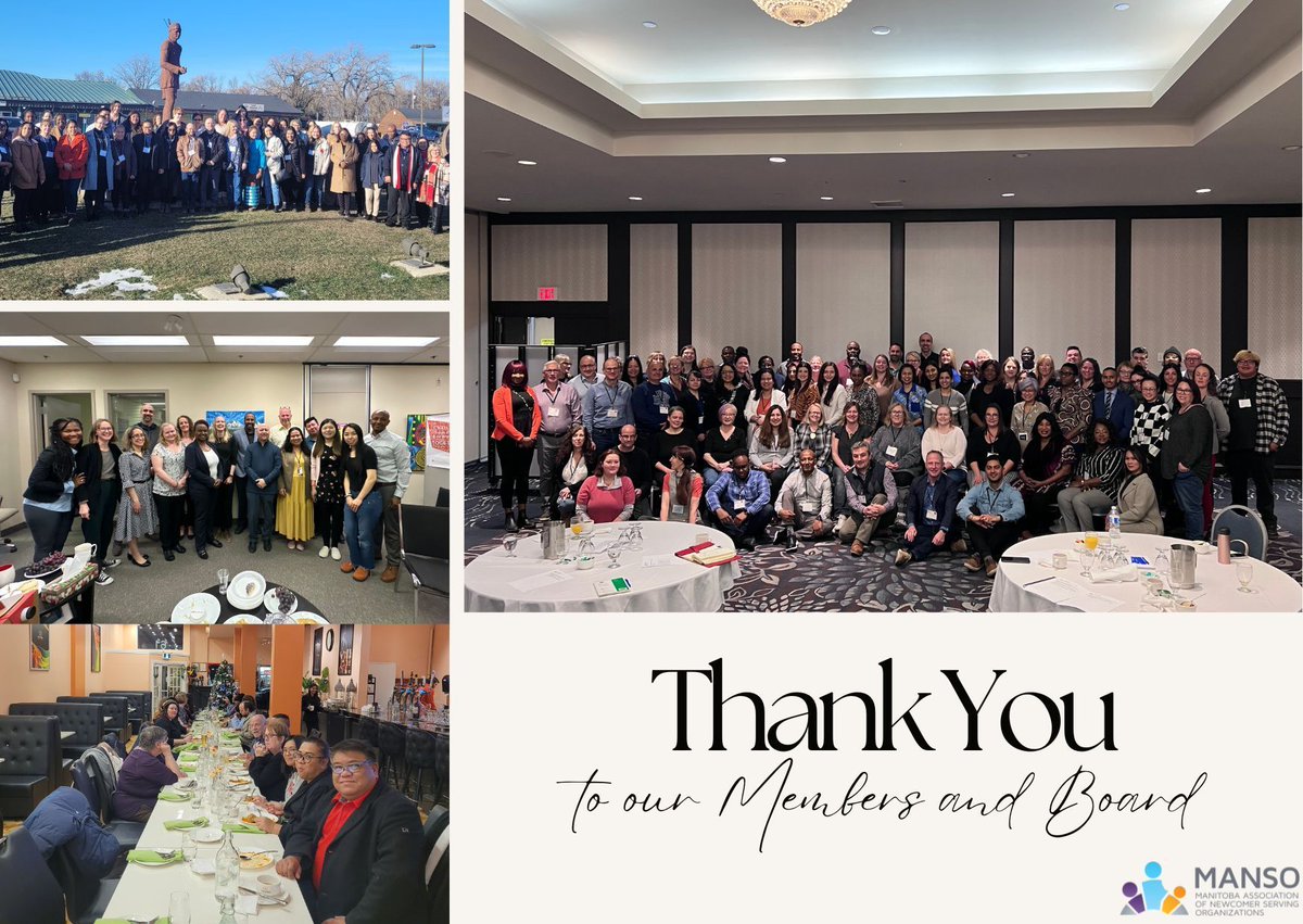 Big shoutout to our amazing members and Board! 🌟 Your unwavering commitment to supporting newcomers is truly admirable. 
On this Leap Day, we celebrate the leaps you make to create an inclusive Manitoba. Thank you for being the backbone of our sector! 💙🤝 #MANSOMember #LeapDay