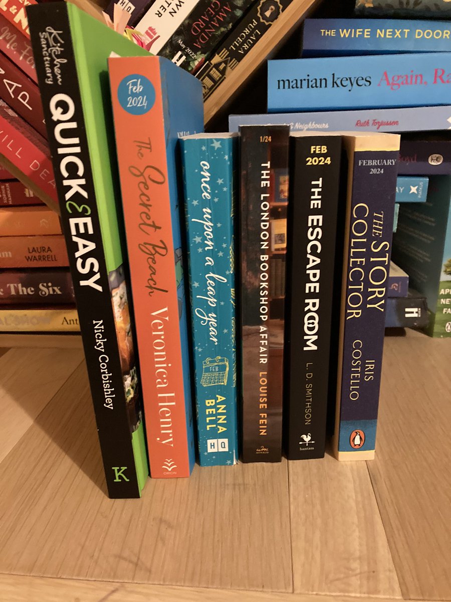 Happy publication day to these excellent books

Thank you to the tagged publishers.
#TheStoryCollector
#TheEscapeRoom #TheLondonBookshopAffair
#OnceUponaLeapYear
#TheSecretBeach
#KitchenSanctuaryQuickandEasy