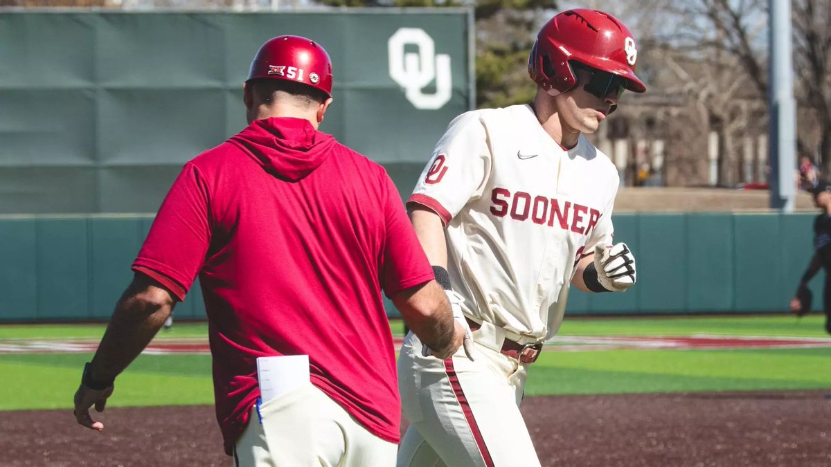 .<a href="/jg__spikerman23/">John Spikerman</a> is off to a hot start, leading @OU_baseball in hitting (.517), runs (12) and stolen bases (5) 🔥🔥

Don't miss your chance to watch the center fielder and the Sooners at the @LasVegasCBC!

Stream 👉 d1baseball.com/subscribe/
Preview 👉 d1baseball.com/weekend-previe…