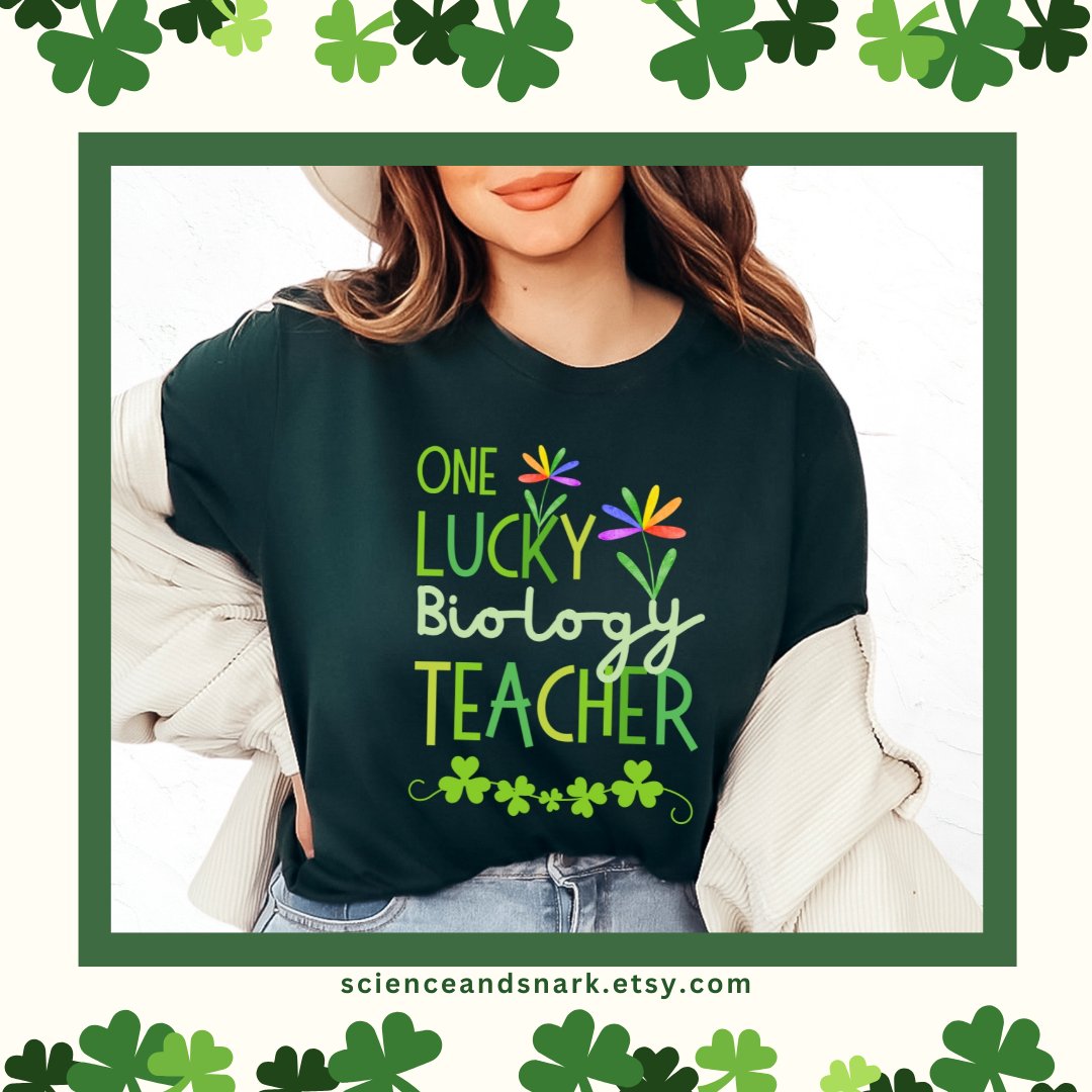 Are you the luckiest teacher in the world? Of course you are! You teach SCIENCE!  i.mtr.cool/yztbjhgjqd #scienceteacher #chemistryteacher #biologyteacher #physicsteacher #ITeachScience #nerdytshirtthursday