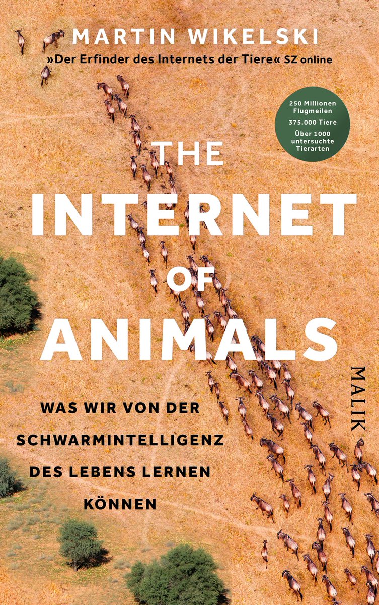 A short history of the Internet of Animals told by the founder of #icarus. Martin Wikelski’s book is out in Germany today from ⁦@piperverlag⁩ Find out what we can learn by listening to animals 👉 amazon.de/Internet-Anima… ⁦@UniKonstanz⁩ ⁦⁩ @animaltracking⁩