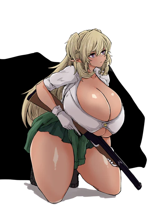 ダークエルブンフォレストレンジャー(SG)NIKKE×ラストオリジン 一生待ってます。 