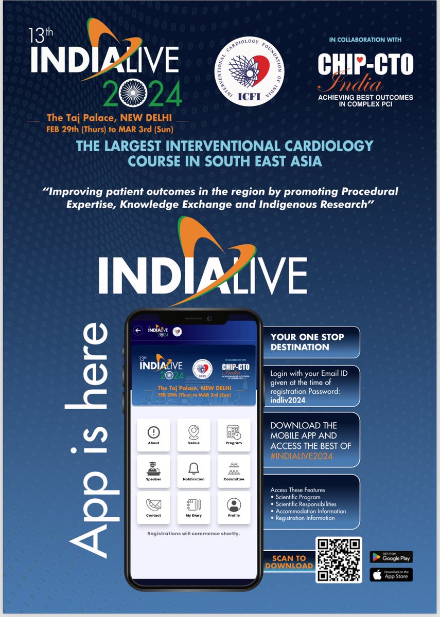 Super proud of my husband @avinash230791  Scientific co director at #IndiaLive the largest Interventional cardiology meeting in Southeast Asia hosted by @fortisescorts heart institute @Dr_AshokSeth ! All the best to the team! indialiveintcardiology.com/Home/program.p…

@mmamas1973 @purviparwani