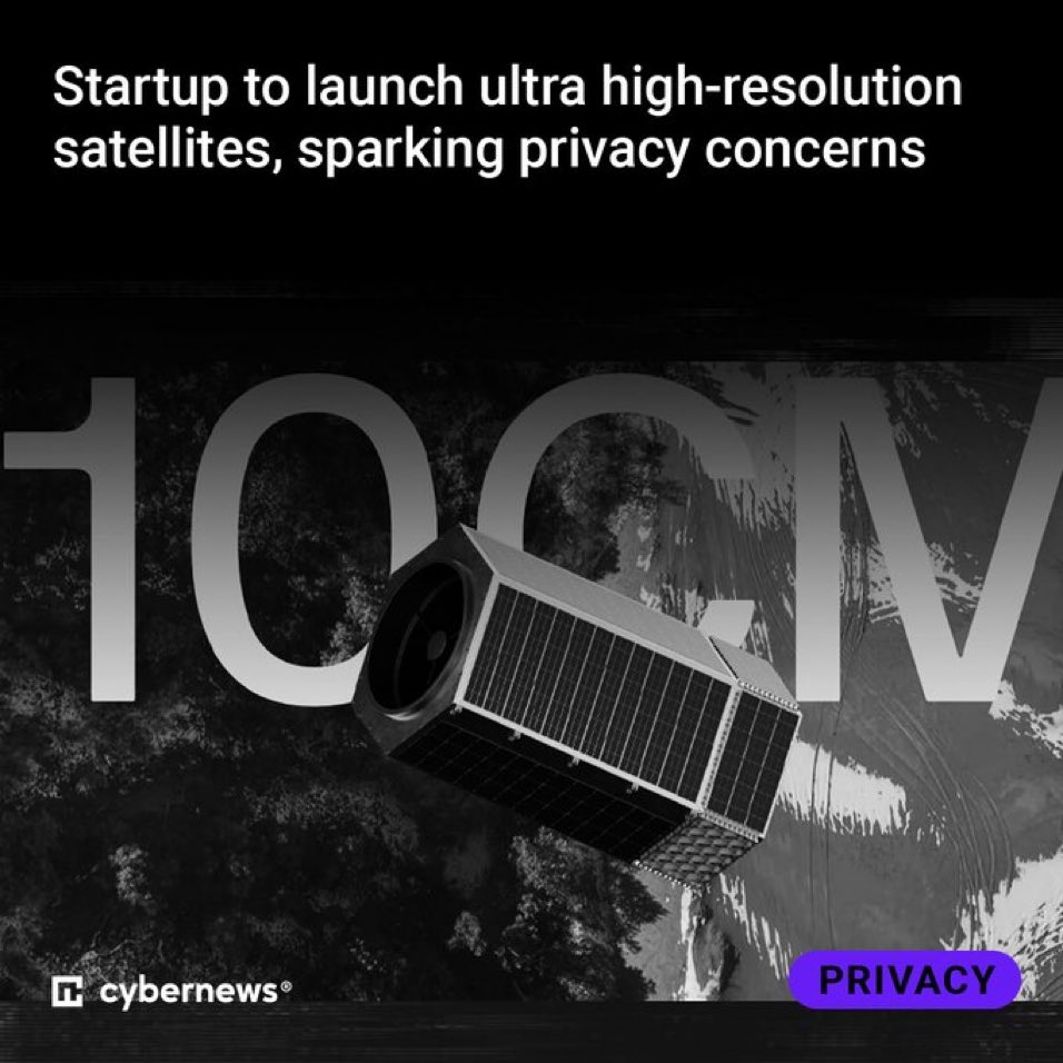 Very low-flying cameras are raising new privacy concerns / via <a href="/CyberNews/">Cybernews</a> #privacy #cybersecurity #security #satelite #technology cnews.link/high-resolutio…