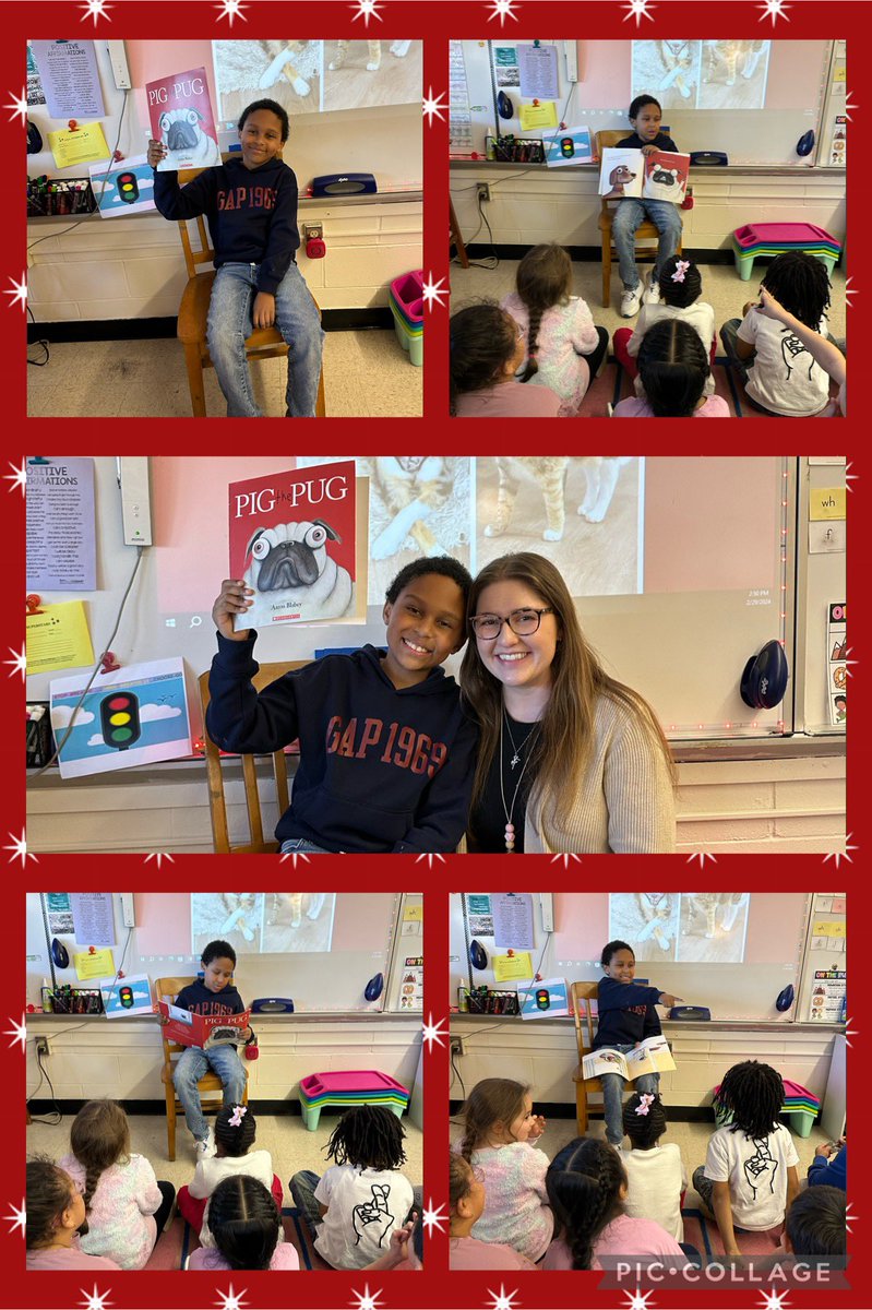My friend came back a second time to read to my class, and he is now a big 3rd grader! We liked his jokes and questions! I love watching his reading skills and his personality grow! #OTESpride #SpartanLegacy