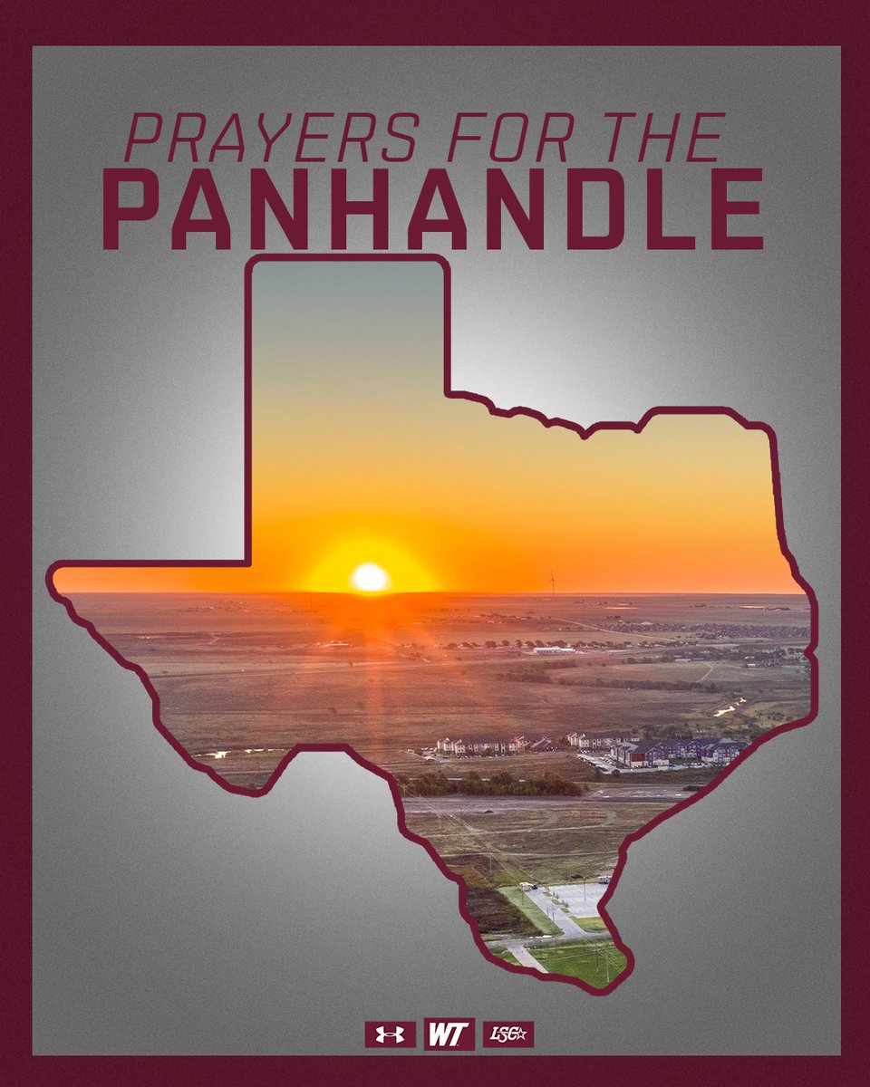 Our thoughts and prayers go out to our community affected by the wild fires. #BuffNation #TexasPanhandle
