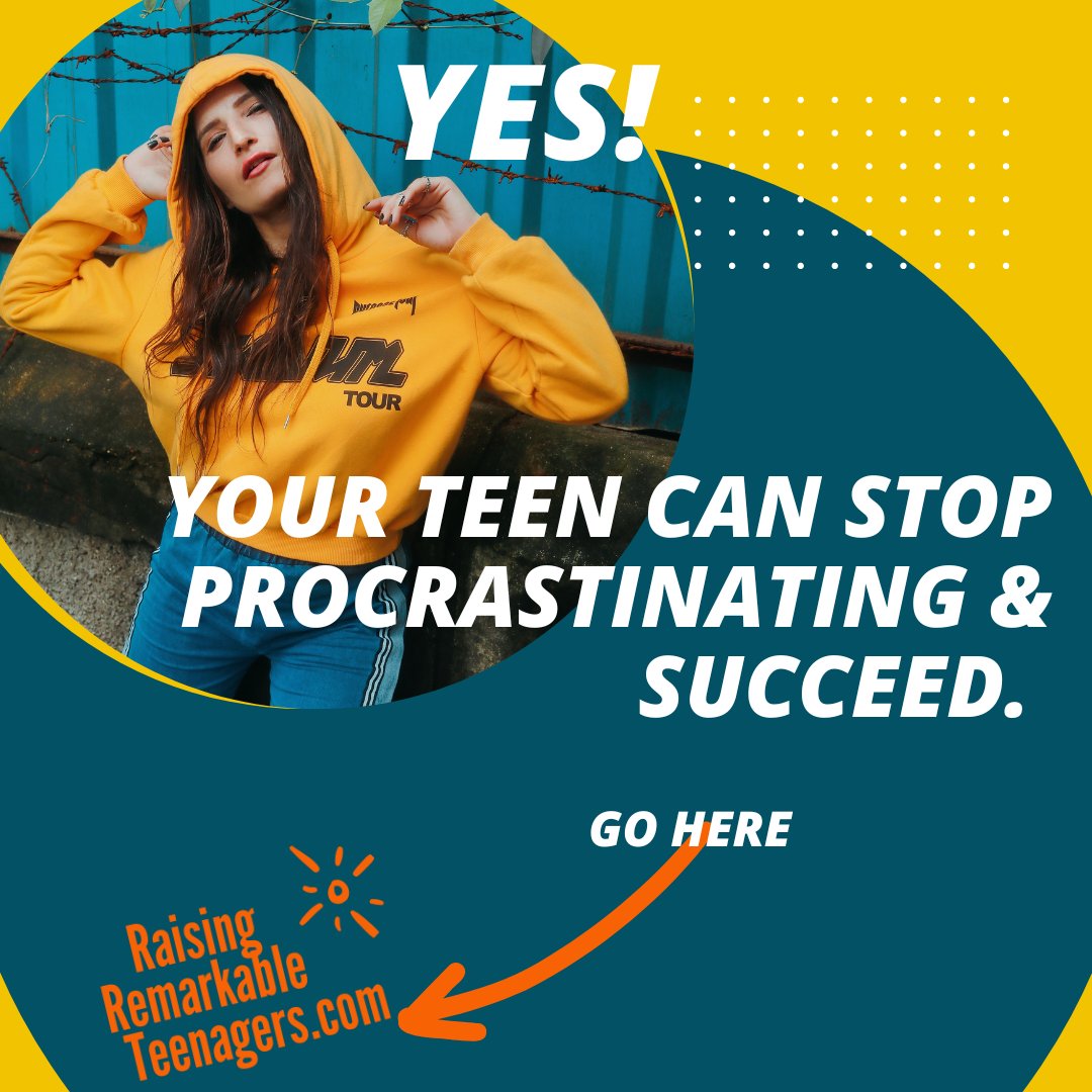 Conquer Teen Procrastination - Replays Available - Limited Time Only - Parents, Learn How To Be A Trusted, Credible, Confident & Competent Guide To Your Teenager So You Can Help Them Conquer Procrastination and have successful life outcomes. FREE. wix.to/XsyDzqK