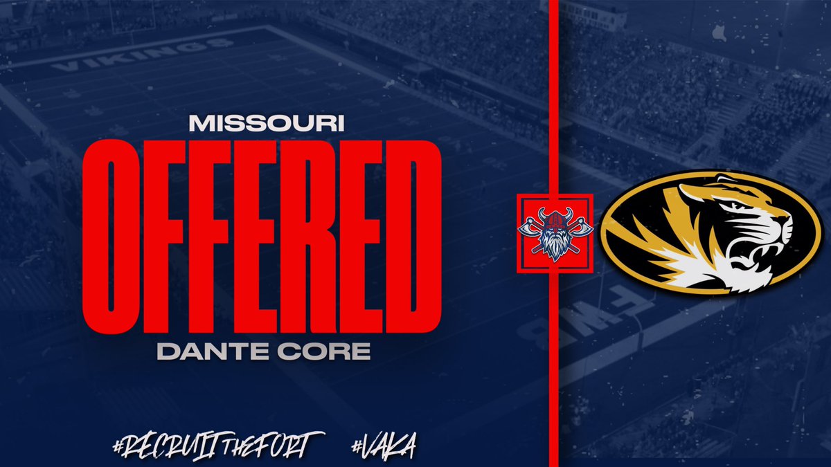 2025 <a href="/FWB_FB/">Fort Walton Beach Football</a> DB Dante Core <a href="/Dante_Core3/">Dante core</a> has been offered by Missouri. Congrats! #VAKA #RISEasONE #RECRUITtheFORT <a href="/RyanWrightRNG/">Ryan Wright</a> <a href="/adamgorney/">Adam Gorney</a> <a href="/DemetricDWarren/">Demetric D. Warren</a> @RivalsWoody <a href="/ChadSimmons_/">ChadSimmons</a>  <a href="/larryblustein/">Blustein Recruiting</a> @SWiltfong247 <a href="/FlaHSFootball/">FloridaHSFootball.com</a> <a href="/H2_Recruiting/">Hasani (H2) | Football Recruiting</a> <a href="/MohrRecruiting/">Brian Mohr</a> <a href="/Andrew_Ivins/">Andrew Ivins</a>