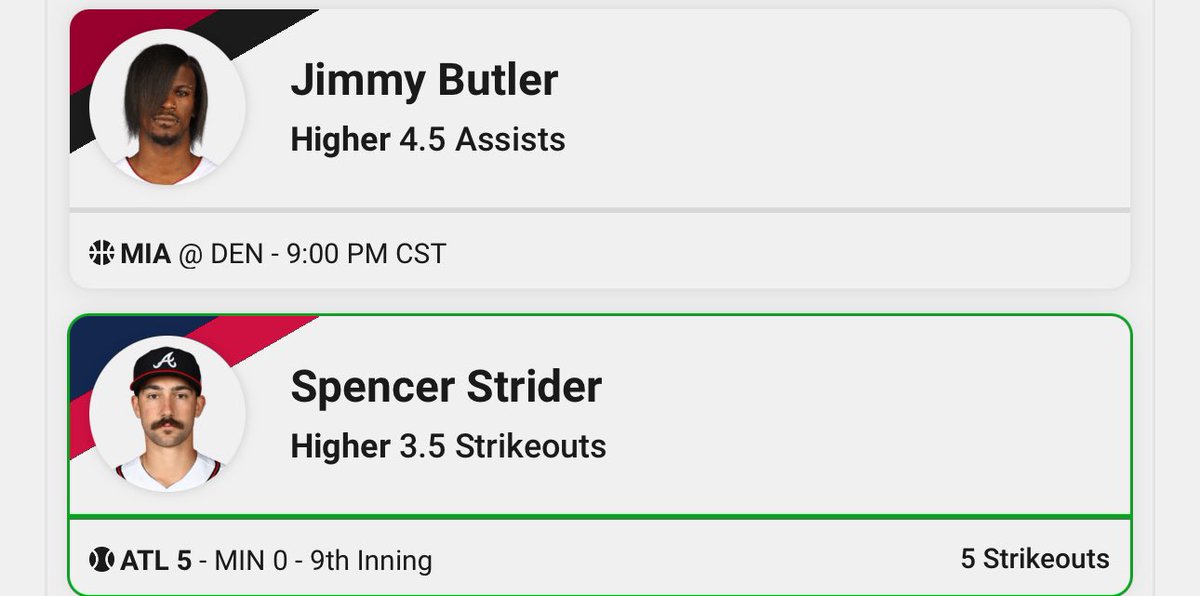 KendrickW014's tweet photo. 2-0 in spring training to start the day. If butler gets 5 assists I’ll giveaway $25 to two people who 🖤 and ♻️ this post. Must be following to enter 

#MLB #NBA #GamblingTwitter https://t.co/pYZjEYHM1F
