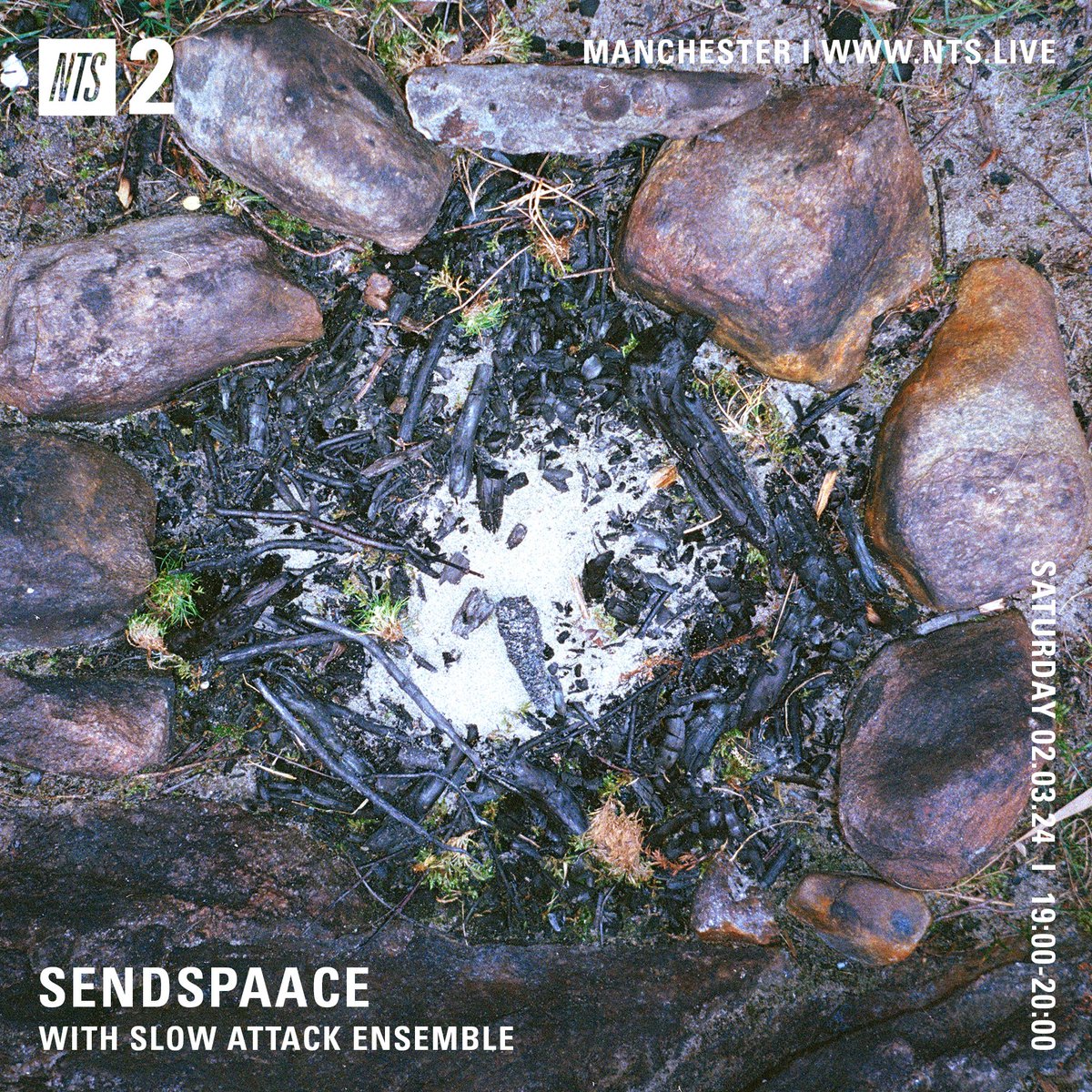 Incoming broadcast 02.03.24:

Sendspaace w/ Slow Attack Ensemble

19 - 20gmt
<a href="/NTSlive/">NTS Radio</a>

c2