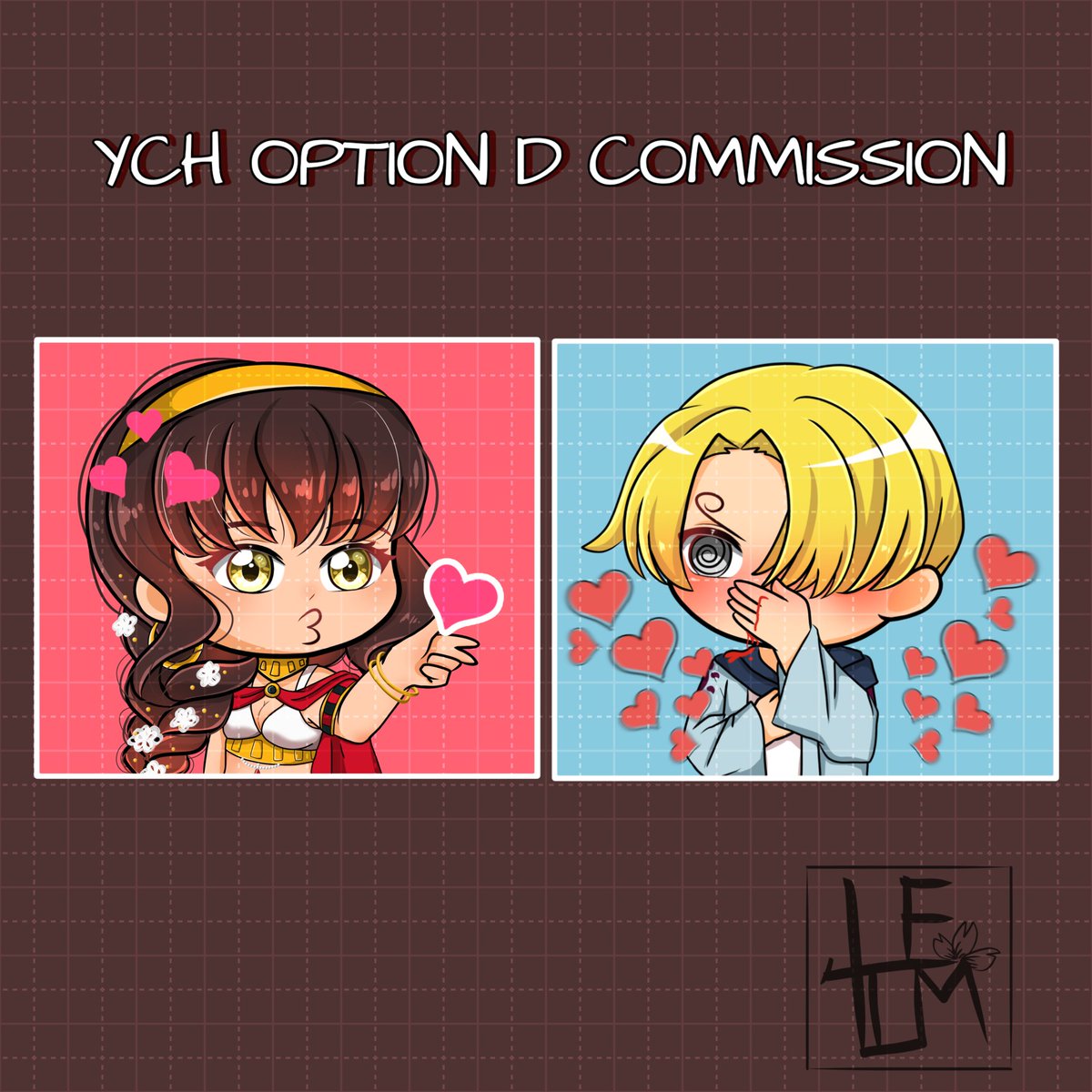 LETum1998's tweet photo. Thank u so much for trusting me with your characters again 🌸
Owner: @shadowfangkeoko 
#ychcommission #YCH #commissionsopen #Commission #Chibi https://t.co/DP37rcjetE