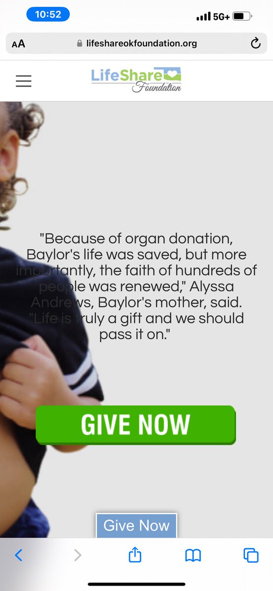 akaCoachAndrews's tweet photo. MAKE YOUR EXTRA DAY COUNT!!! Consider donating to @LifeShareOK today and celebrate the gift of life as well as the leap year.
LifeshareOK saved my daughter via their work in organ donation. If you can’t donate —— considering registering to become an organ donor. #BaylorRaeStrong https://t.co/3yQZYSysWm