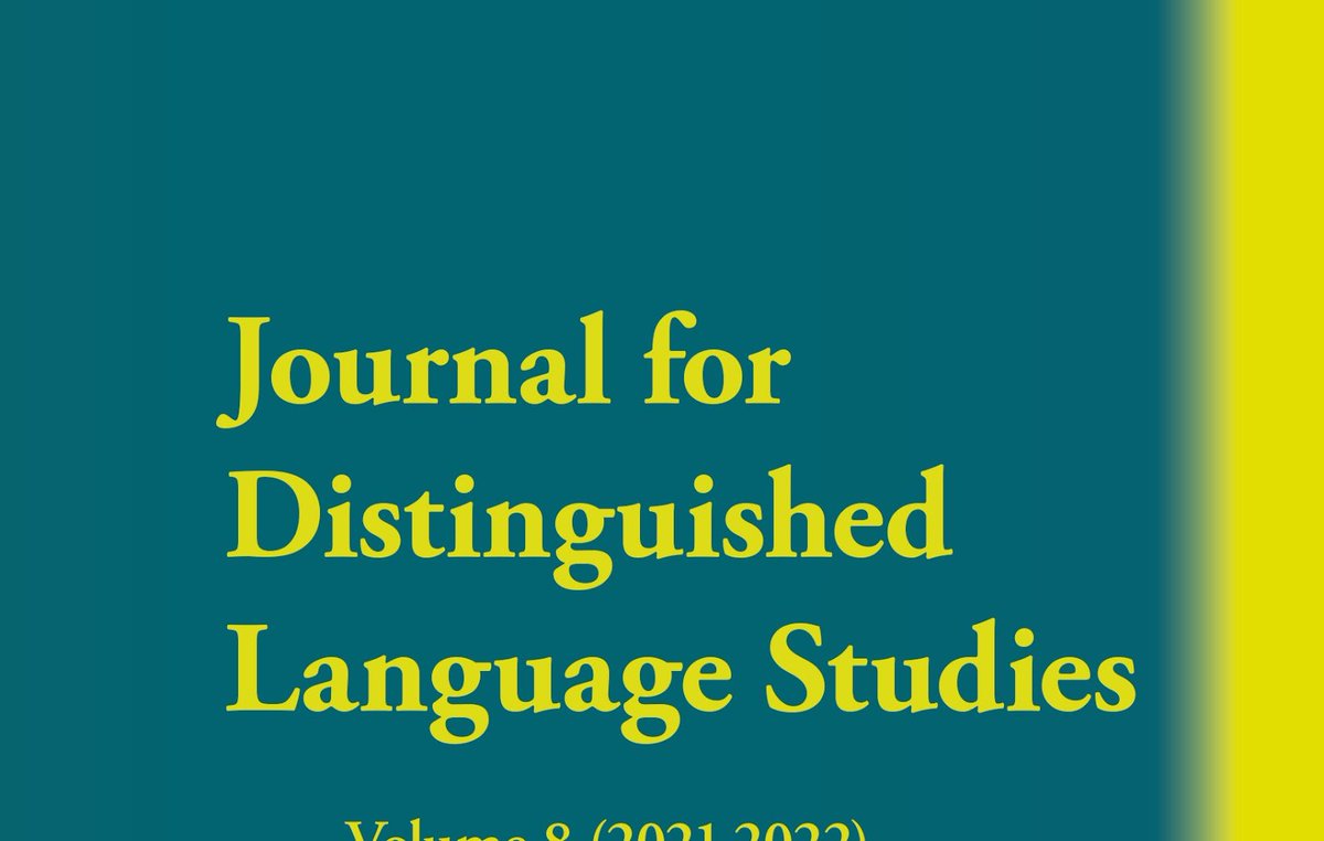 msi_press's tweet image. Today&apos;s blog post shares the information that the Journal for Distinguished Language Studies is open for submission for Volumes 9 and 10

msipressblog.blogspot.com/2024/02/journa…

#JOURNALS #nearnative #teachinglanguage #learninglanguage