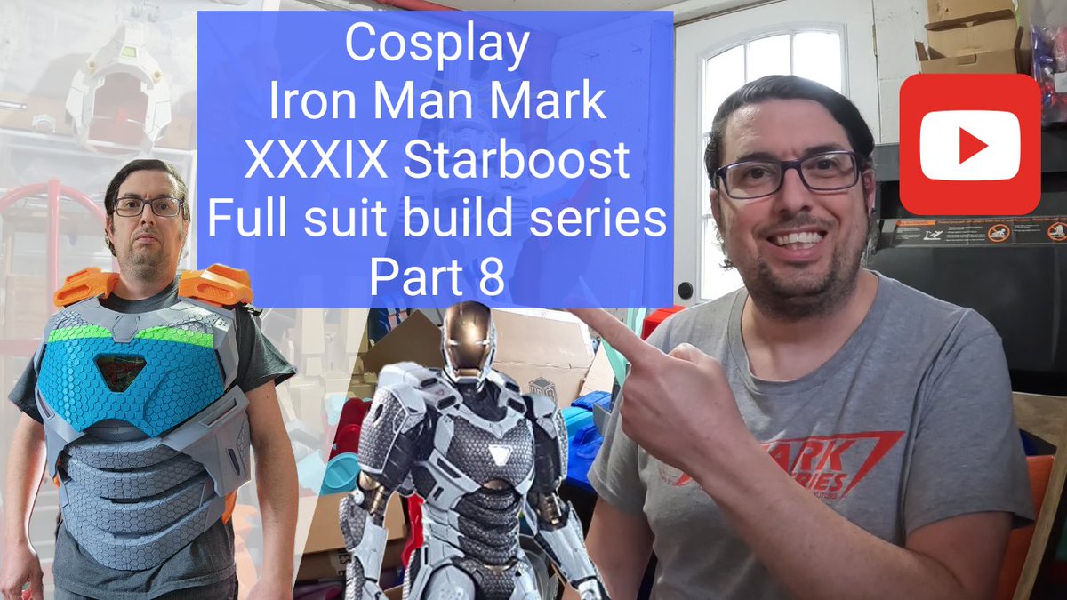 Built_By_Tommy's tweet photo. NEW VIDEO
Cosplay Iron Man Mark 39 Starboost full suit build series.
Part 8. Finally went back to Starboost and added straps and magnets to the suit.
Files are from https://t.co/sVF0SJlsBS
#cosplay #cosplayers #marvel #ironman #fyp #fypシ #starboost
https://t.co/i61KzCOjsg https://t.co/rrEIxs8p3K