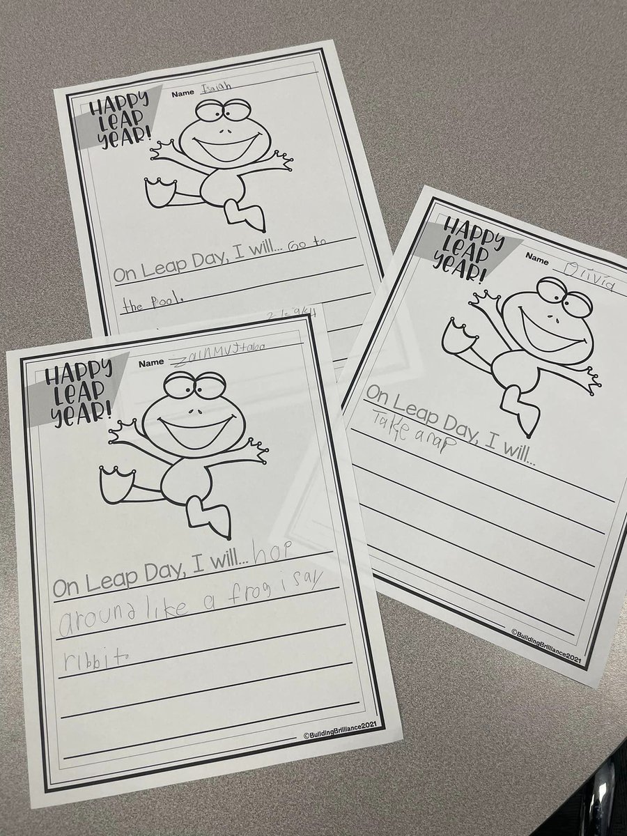 ☀️🐸☀️🐸☀️🐸☀️🐸☀️🐸☀️🐸☀️🐸
Hoppy Leap Day!