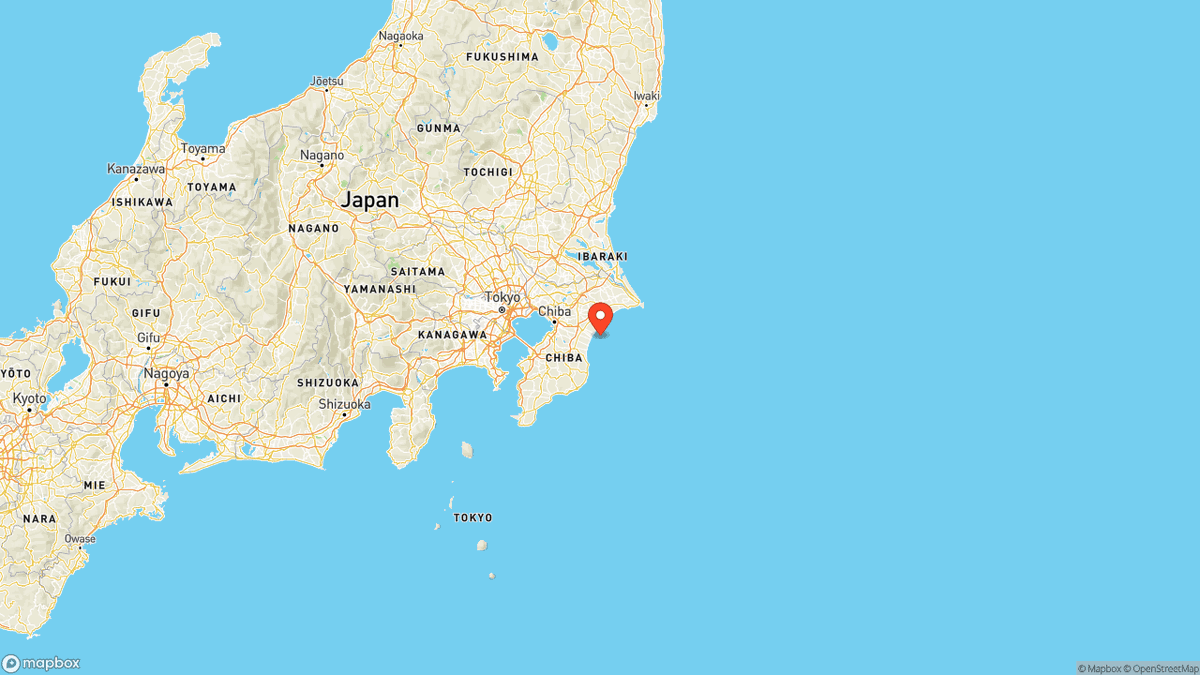 RapidQuakeAlert's tweet photo. [🚨] Earthquake Final Data: A magnitude 5.3 #地震 (#earthquake) with an Shindo Intensity of 4 has occured 千葉県東方沖 (Off the coast of Chiba Prefecture) with a depth of 30km at 03/01 05:43 JST. #japan https://t.co/FVtSEB5Xhz