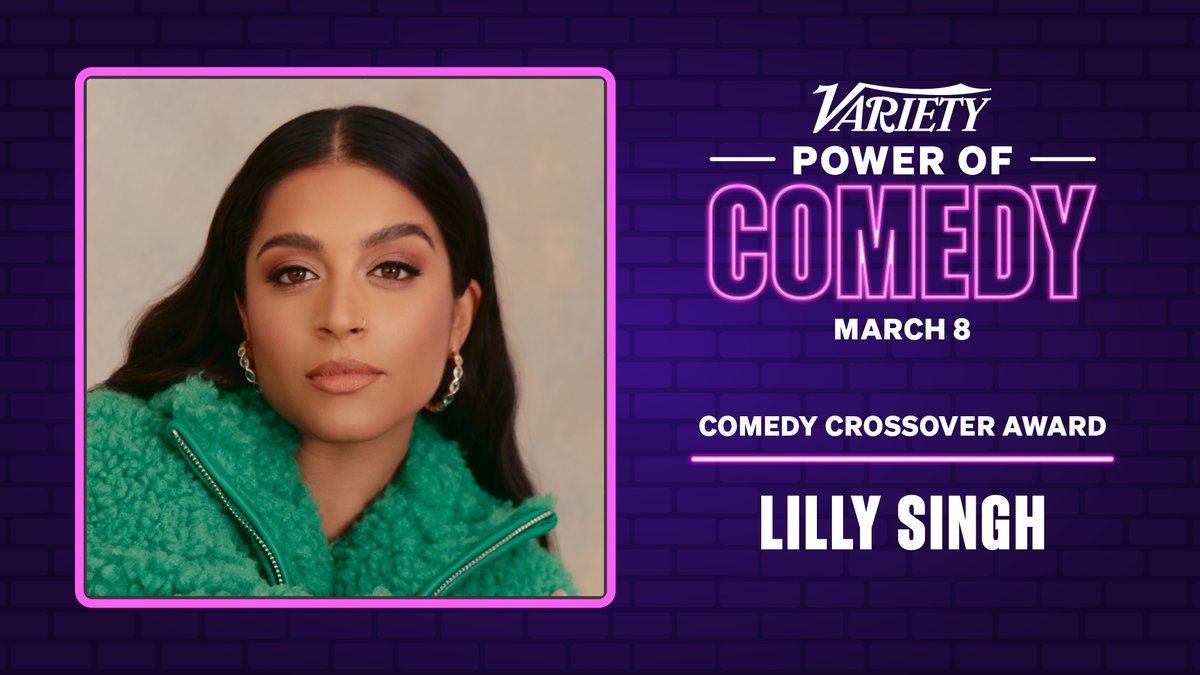 Variety's tweet photo. Join Lilly Singh at Variety #PowerOfComedy at @SXSW on March 8. The event will be open to all SXSW Badges on a first come, first served basis. Additional tickets are available to the public for purchase at https://t.co/CUx5rJfLcj. https://t.co/FF1qNzSlIH